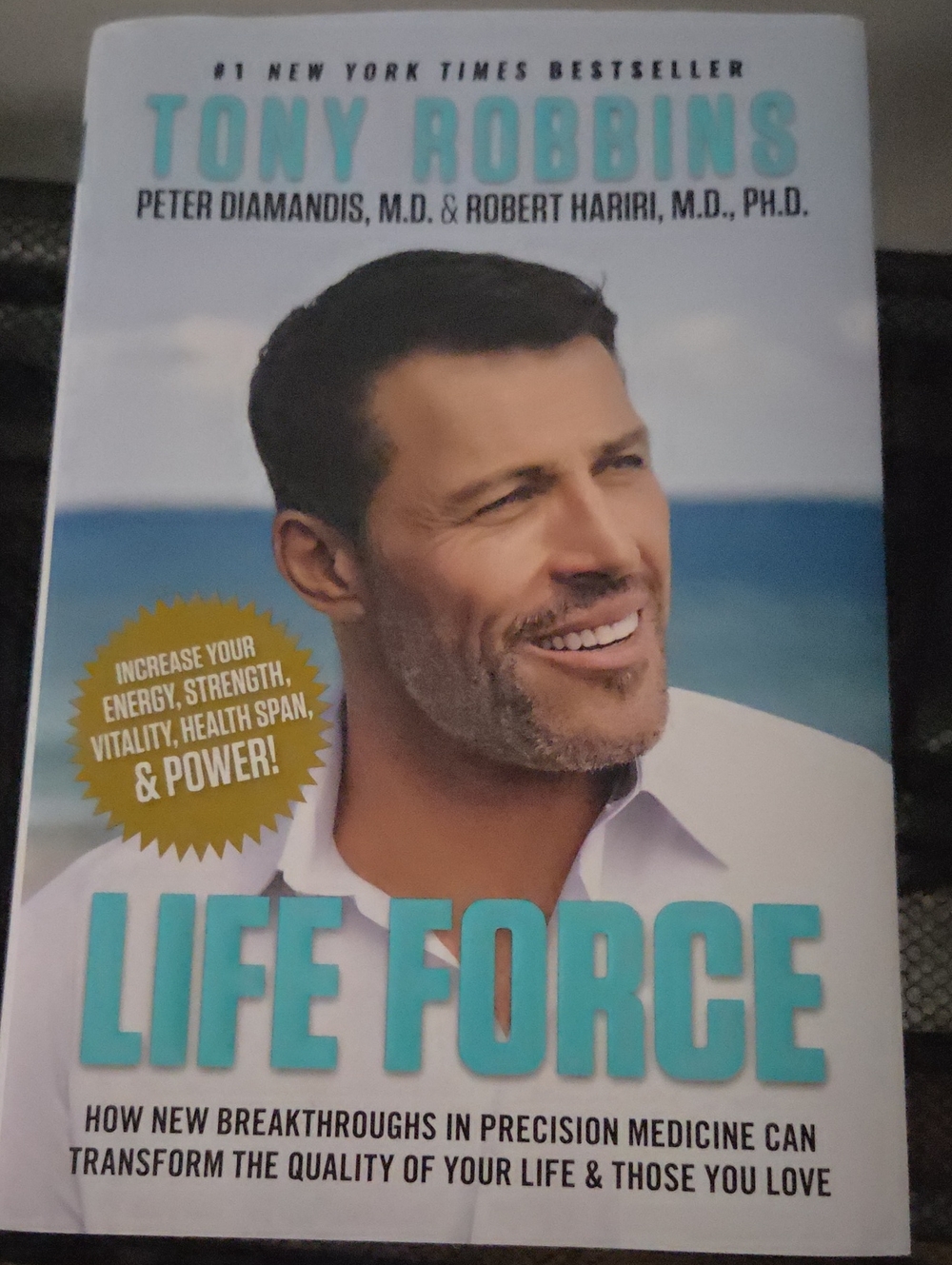 Life Force Paperback Book - White & Blue Cover